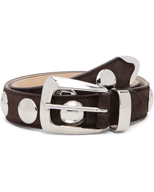 Khaite Black Benny Studs Belt
