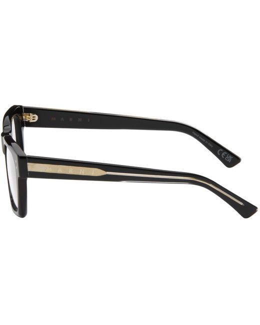 Marni Black Abiod Glasses for men