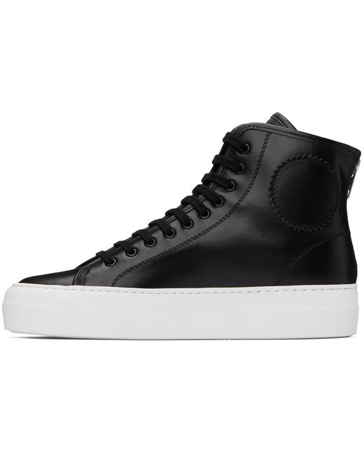 Common Projects Black Tournament Super High Sneakers