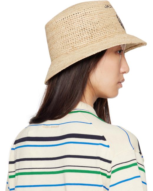 Jacquemus ベージュ 'Le Bob Pesco' ビーチハット Multicolor