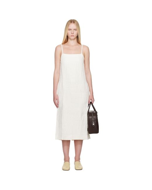Studio Nicholson Black Off- Danae Midi Dress