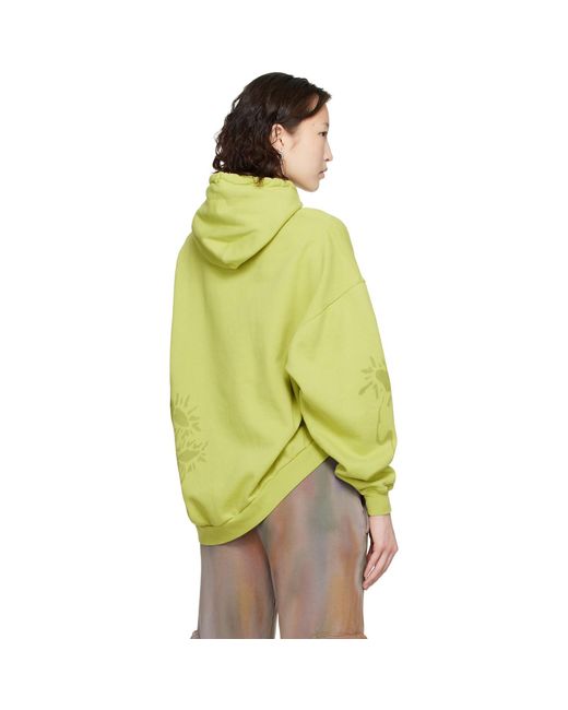 Collina Strada Yellow Wave Hem Hoodie