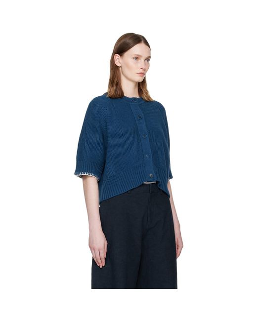 YMC Blue Kwai Cardigan