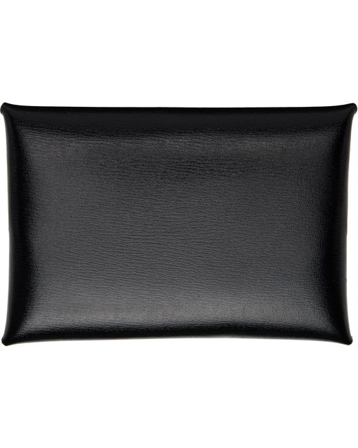 Jil Sander Black Envelope Coin Pouch