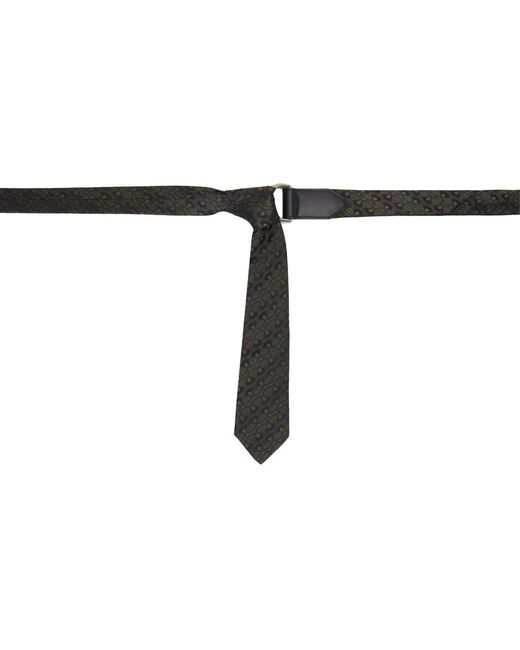 Dries Van Noten Black Tie Belt for men