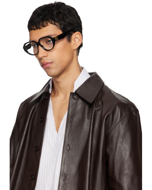 Lunettes Noires À Anagrammes Loewe pour homme en coloris Black