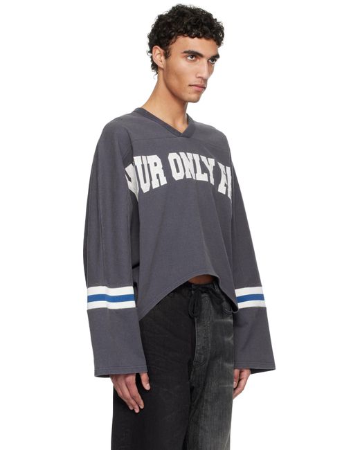 メンズ Doublet ネイビー Pztodayエディション 'Only Fans' プルオーバー Black