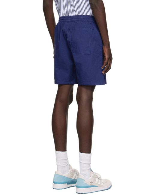 Noah NYC Blue Flap Pocket Shorts for men