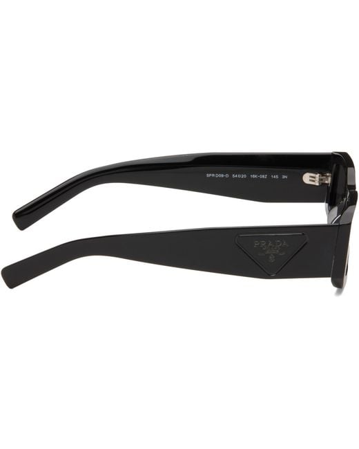 Prada Gray Rectangular Sunglasses