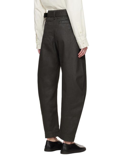 Lemaire Black Belted Jeans