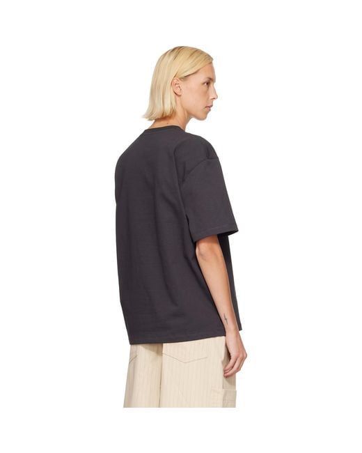 Ganni Blue Tiger T-Shirt