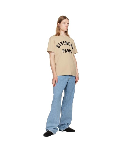 Givenchy Natural Paris' Cotton T-Shirt for men