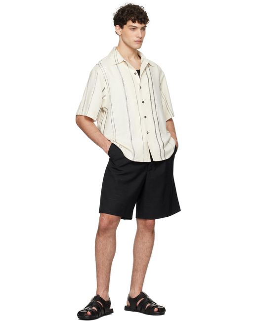 Short Façon Costume Noir Chiné Commas pour homme en coloris Black