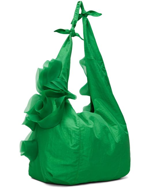 Sac bale vert à paperolles JKim en coloris Green