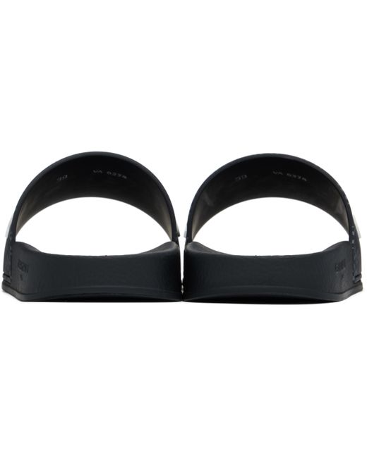 Givenchy Black Monogram 72 Pool Slides for men