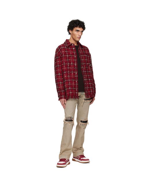 Amiri Natural Mx1 Straight Flare Jeans for men