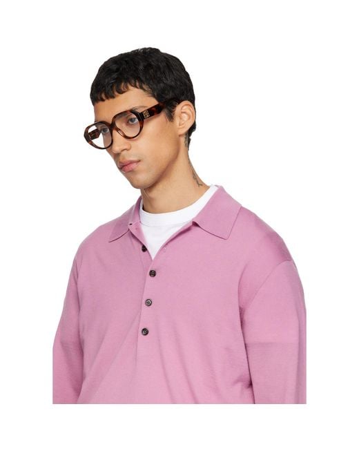 Loewe Black Anagram Glasses for men