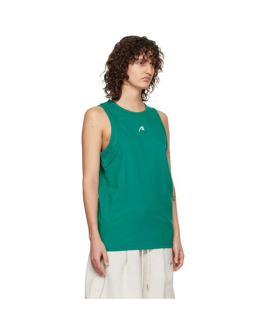 Adererror Blue Layered Tank Top