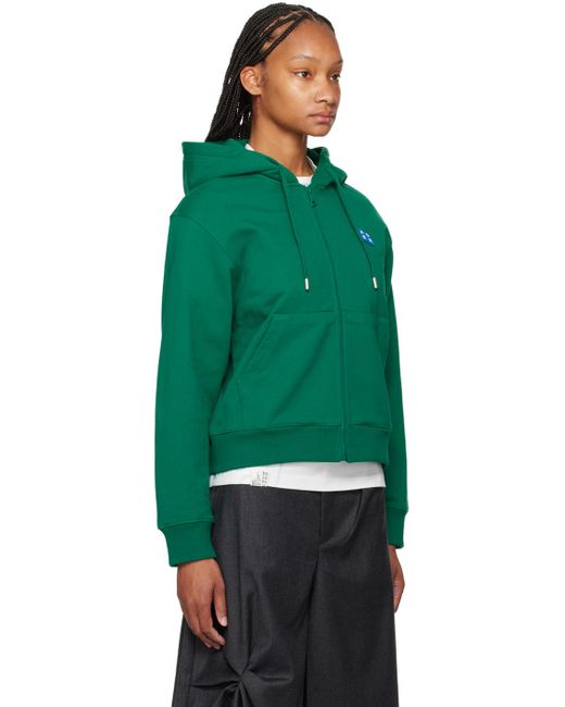 Adererror Green Significant Trs Tag Hoodie