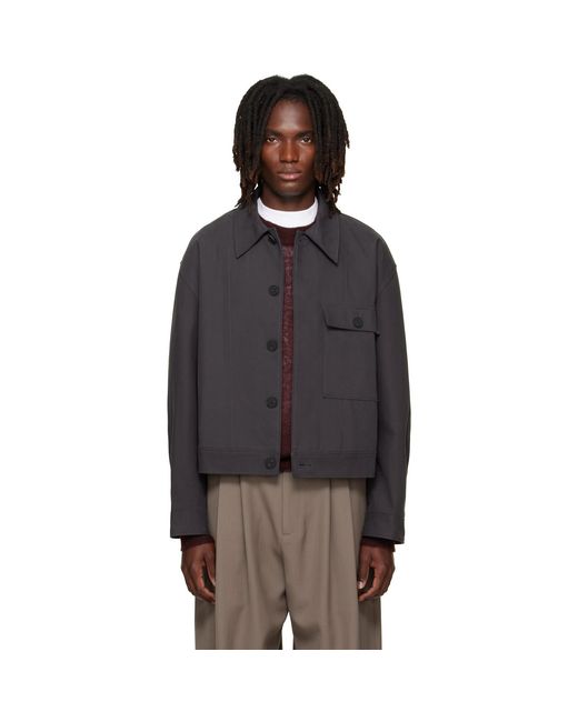 Studio Nicholson Black Drey Jacket for men