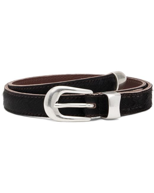 Our Legacy Black 2 Cm Belt