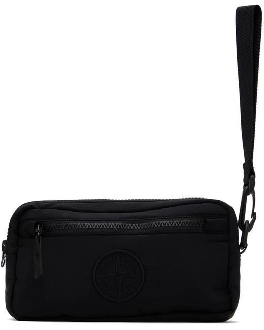 メンズ Stone Island ブラック デタッチャブル Nylon Metal