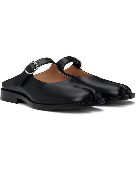 Maison Margiela Black Tabi City Mary-Jane Mules