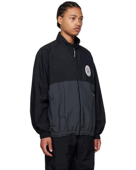 Neighborhood Bicolor Track Jacket in Black for Men | Lyst UK