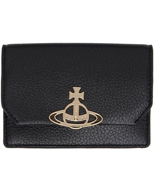 Vivienne Westwood Black Jordan Business Card Holder for Men Lyst UK