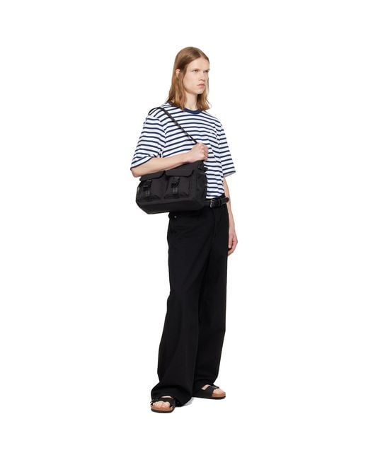 A.P.C. Black Trek Bag for men