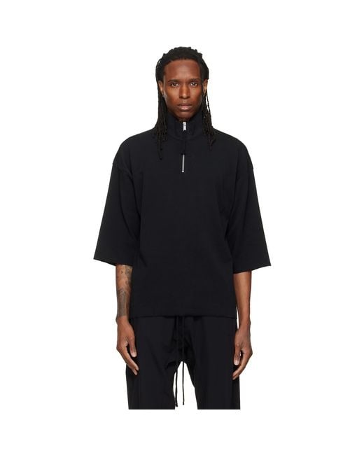 Thom Krom Black 196 Sweatshirt for men