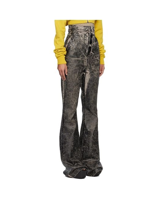 Rick Owens Black Concordians Dirt Bolan Jeans