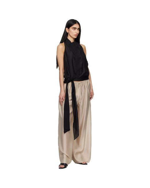 Entire studios Natural Vento Wide Leg Trousers