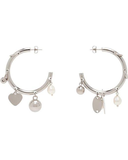 Justine Clenquet Metallic Britt Earrings