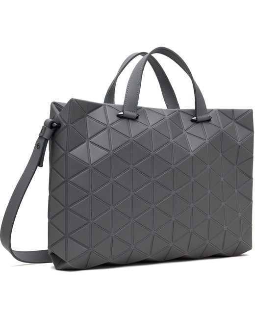 Issey Miyake Black Matte Tonneau Bag for men