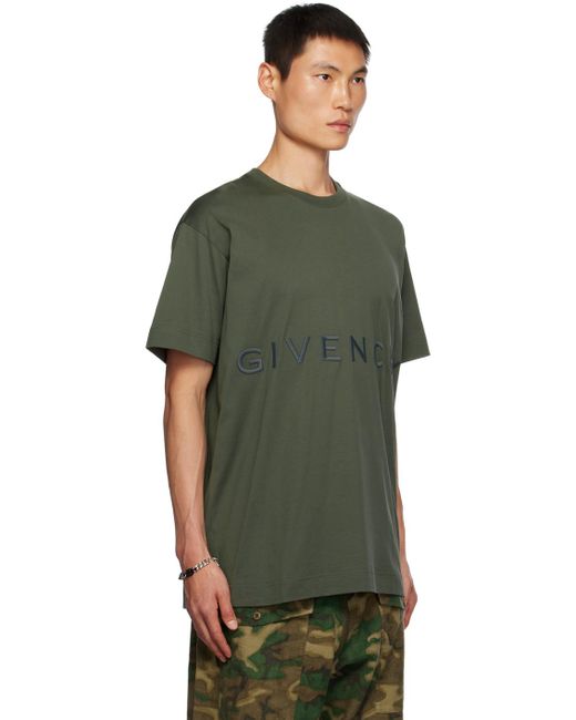 メンズ Givenchy ーン 4g Tシャツ Green