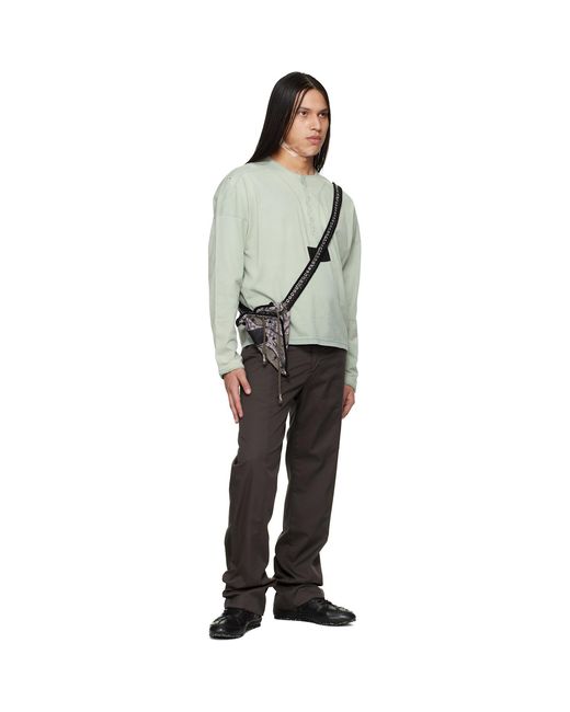 Kiko Kostadinov Black Veca Uniform Trousers for men