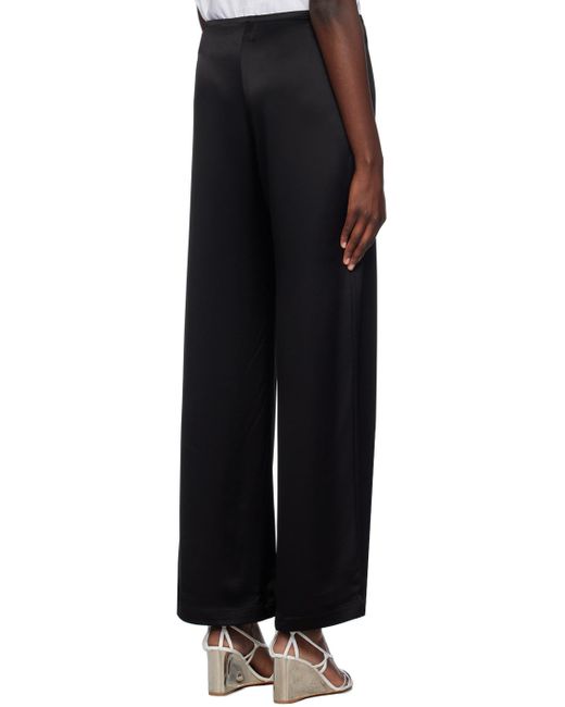 Leset Black Barb Trousers