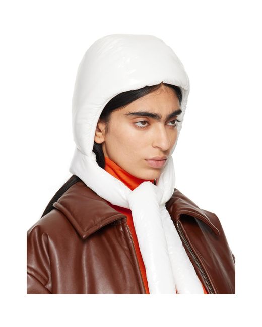 Ruslan Baginskiy White Puffer Bonnet