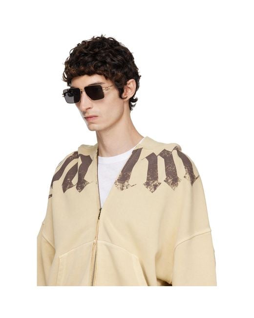 Palm Angels Gray Imperial Sunglasses for men