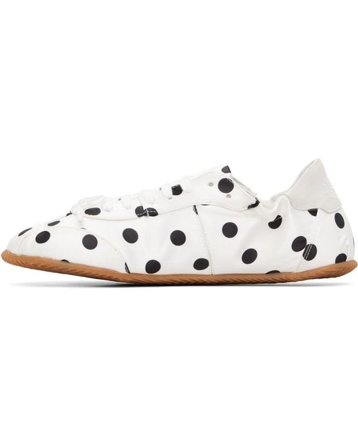 Abra Black Ballerina Dots Sneakers