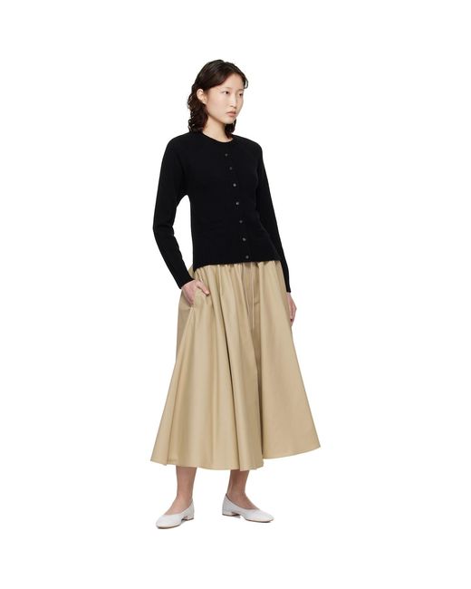 Cordera Natural Technical Midi Skirt