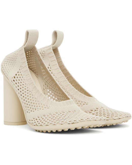 Bottega Veneta White Atomic Pump Heels
