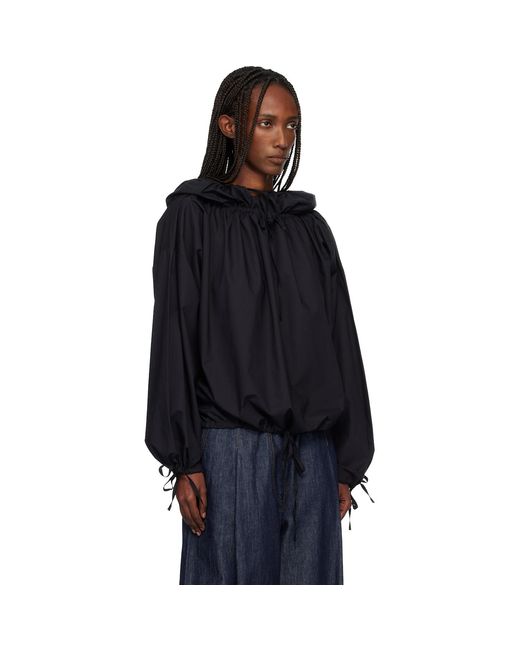 Baserange Blue Point Hooded Blouse