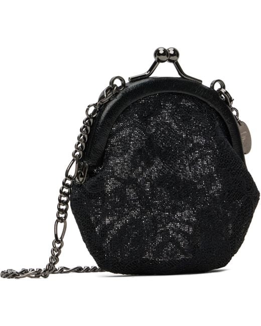 Pochette À Monnaie Noire À Fermoir Bisou Yohji Yamamoto en coloris Black