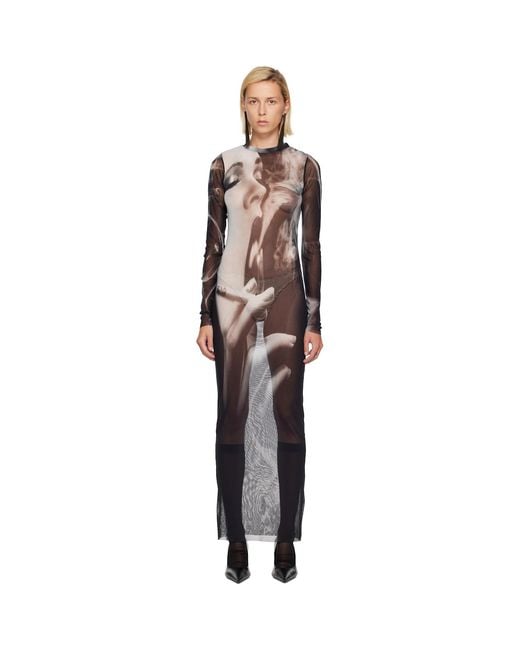 Jean Paul Gaultier Multicolor 'The Smoking Maxi Dress
