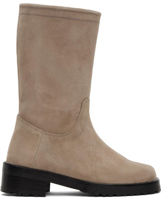 Maryam Nassir Zadeh Brown Taupe Belmont Boots
