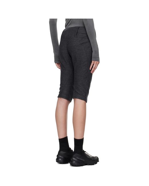 Hyein Seo Black Charm Bag Capri Trousers