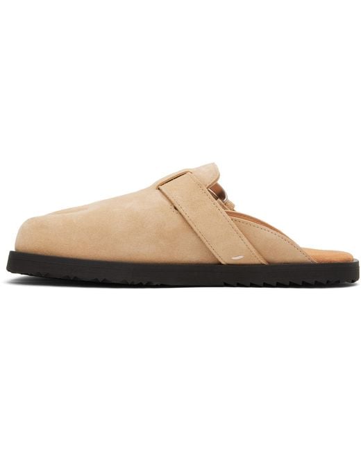 Maison Margiela Brown Tabi Daily Mule Loafers
