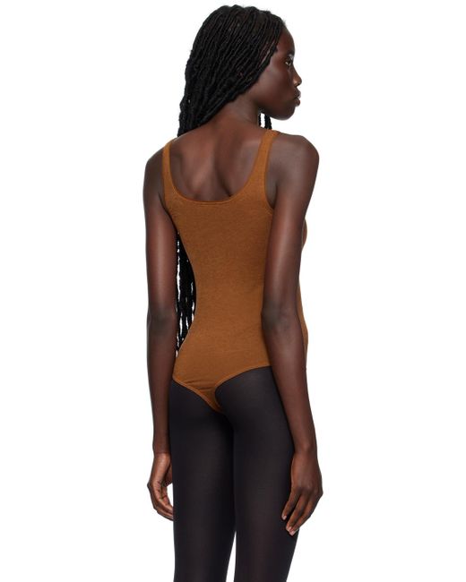 Wolford Brown Jamaika String Bodysuit in Black | Lyst Canada
